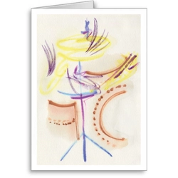 Jazz Drums II - card Jazz Drums II - card