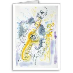 Jazz Saxophone II - card Jazz Saxophone II - card