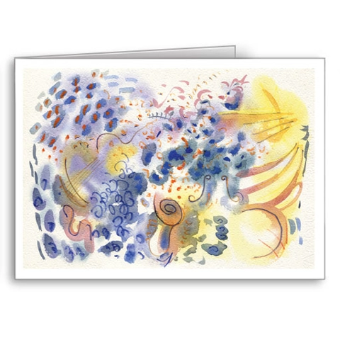 Jazz Painting XXI - card