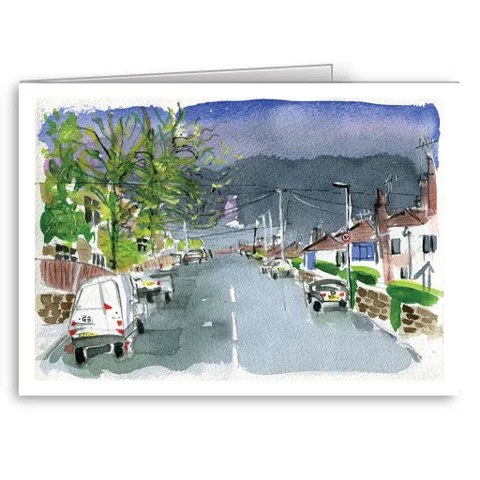 Stormcloud Heading This Way - card