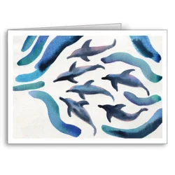 Dolphins - card