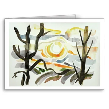 Sunset Woods - card