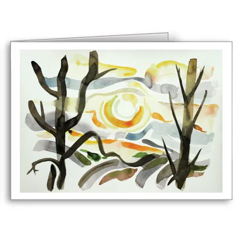 Sunset Woods - card