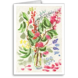 Birthday Flowers - card