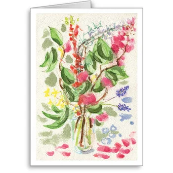 Birthday Flowers - card