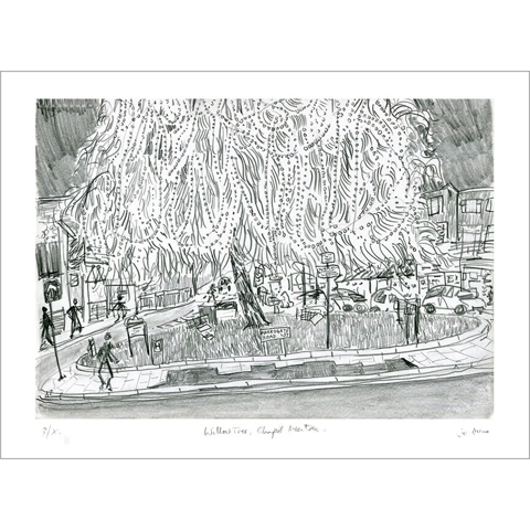 Willow Tree, Chapel Allerton - print Willow Tree, Chapel Allerton - print
