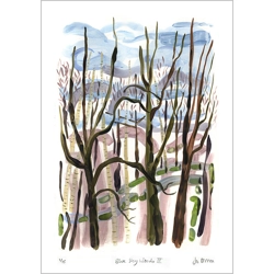 Blue Sky Woods II - print