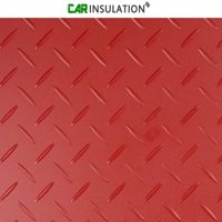 1m² Floorflex V Red Vehicle Sound Deadening Flooring Soundproofing Mat