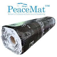 6m Roll of PeaceMAT™ XR Flexible Alu Butyl Panel Dampening Deadener BLK