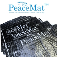 (10 Sheets) Van Sound Deadening Pads Black Butyl 2mm, PeaceMAT XR New Edition