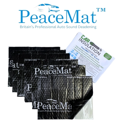 (10 Sheets) Van Sound Deadening Pads Black Butyl 2mm, Peac..