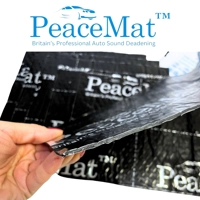 (20 Sheets) Sound Deadening Sheets Black Butyl 2mm, PeaceMAT XR New Edition