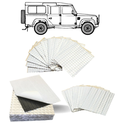 Land Rover 90 LWB Sound Deadening Kit Vibration Damping Sheets