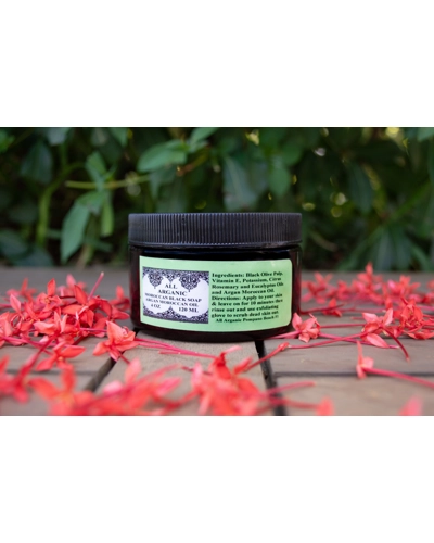 Organic Moroccan Black Soap with Argan Oil
