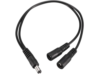 Power splitter cable - 1 male to 2 female
