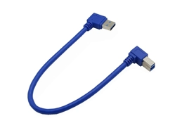 USB3.0 A to B 0.3m Right Angle