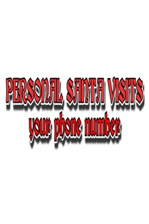 PERSONAL SANTA  HIRE CAR SIGN MED. 12X18 PAIR