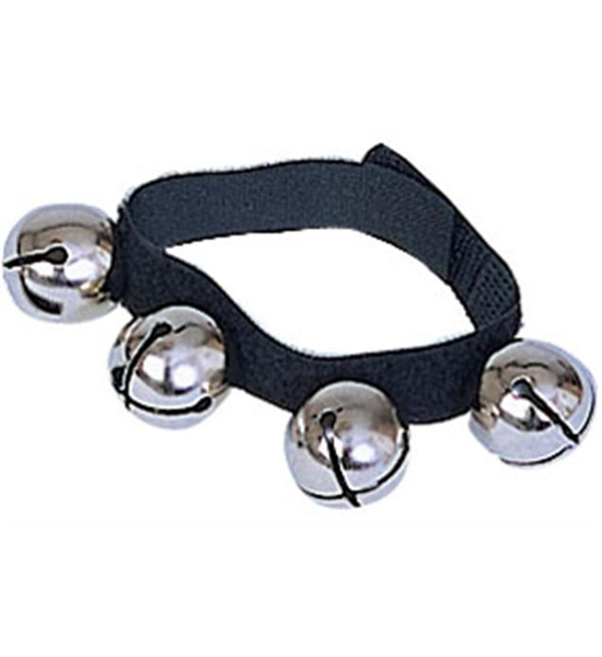 RBI Rhythm Band Wrist/Ankle Bells on Strap PAIR