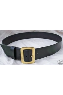Santa belt and Buckle  leather