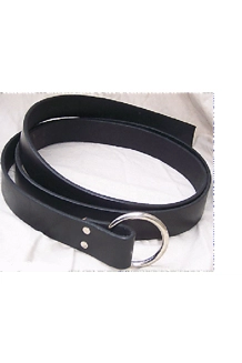 6' BLACK RING BELT