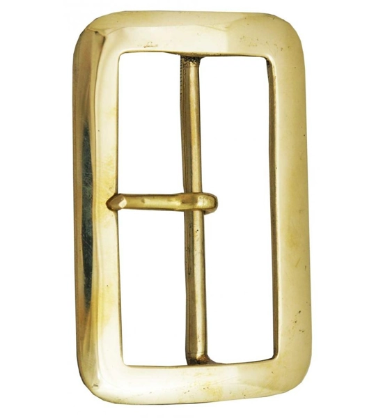 Santa Brass Buckle 3''