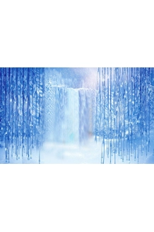 9x6ft WINTER WATERFALL BACKDROP