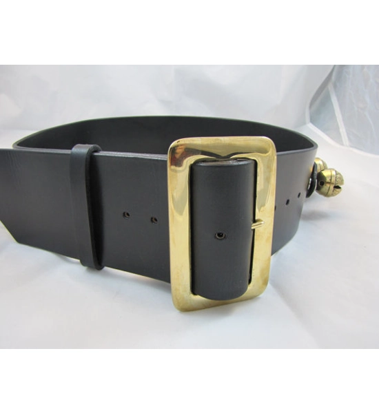 3 1/2 inch Santa Claus Belt custom made with bells