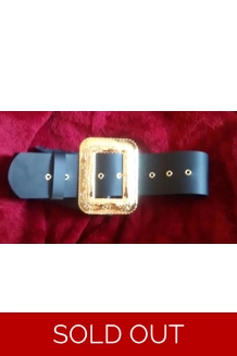 Santa Belt and Buckle 3 1/2 INCH