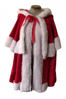 Father Christmas Red Velvet Santa Claus/Xmas Sui..