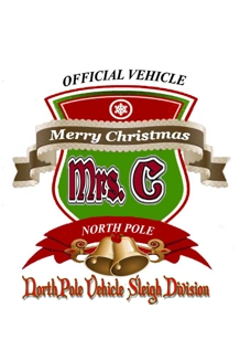 Mrs.C window Decal 1 pair
