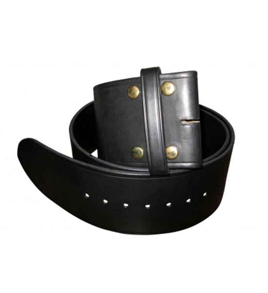 4" AMISH MADE SANTA BELTS 12 OZ LEATHER