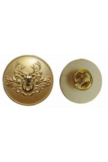 1 INCH REINDEER HEAD LAPEL PIN 1 INCH REINDEER HEAD LAPEL PIN