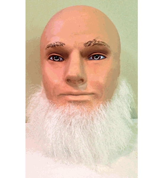 Bushy, Short Beard - Glue On