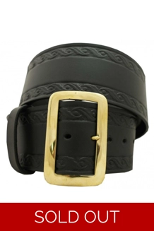 Santa Belt and Buckle with Design 3''