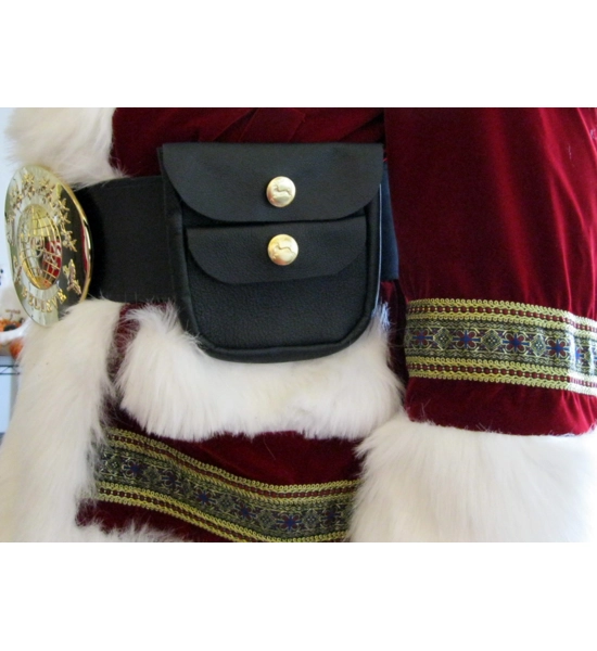 PEBBLE GRAIN POUCHES FOR 4" BELTS WITH MAGNETIC CATCHES