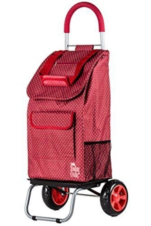 Trolley Dolly, Red Pin Dot Foldable Cart