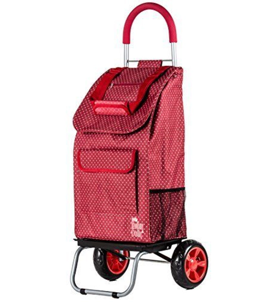 Trolley Dolly, Red Pin Dot Foldable Cart