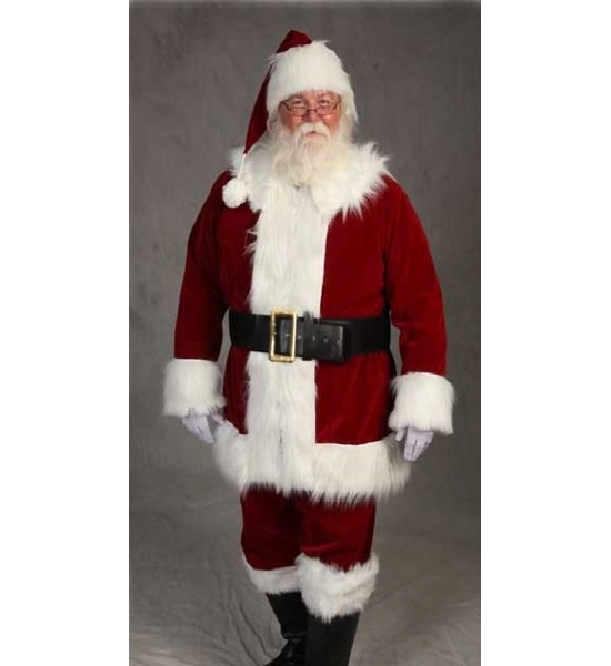 White on sale santa suit