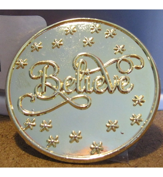 1 " ANTIQUE GOLD LAPEL PIN