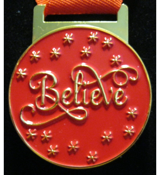 SANTA OLYMPIC "GOOD BOY AND GIRL" MEDALS