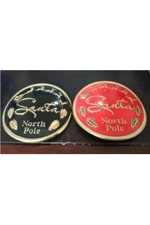 5 1/2 inch red, Black or White North pole Buckle