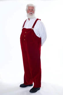 BURGUNDY VELVET OVERALLS