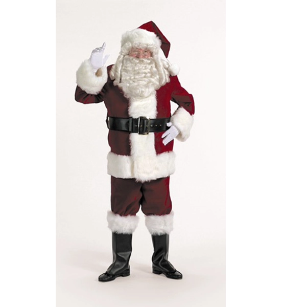 Velvet on sale santa suit