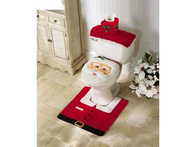 Christmas Santa Toilet Seat Cover
