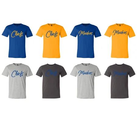 Chiefs or Maidens Script Shirt
