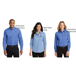 Long Sleeve or 3/4 sleeve Mens and Womens Woven Shirts