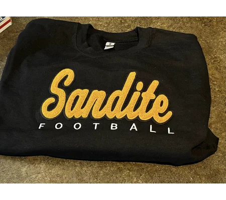 Chenille Sweatshirt or Hoodie