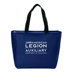 American Legion Auxiliary Zipper Tote
