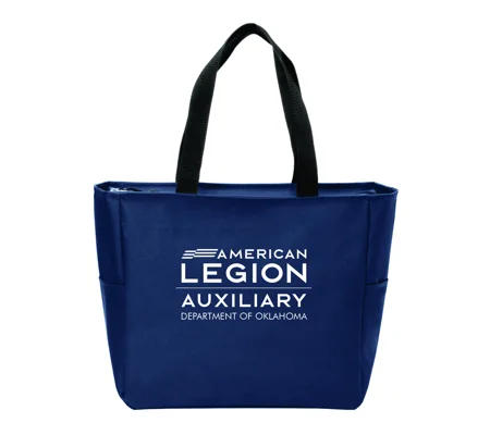 American Legion Auxiliary Zipper Tote