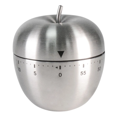 Pro Cook Apple Timer - Stainless Steel title=